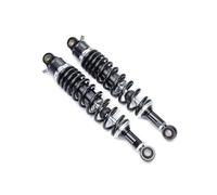 Suspension Shock 340mm Electric Motorcycle Rear Shock Absorber Hydraulic Oil Modified Car Round Head Double Reduction Motorcycle Shock Absorber(Silver black round head 330mm)