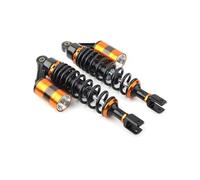 Suspension Shock 360mm For Motorcycle Rear Shock Absorber 360mm Modified Motorcycle Shock Absorber(Silver black slit bottom (silver))