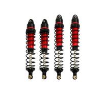 Suspension Shock 4pcs For 1/10 Arrma SENTON Granite Typhon Big Rock RC Car Metal Front And Rear Shock Absorber Damper Upgrade Parts Motorcycle Shock Absorber(Red)