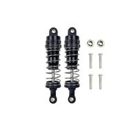 Suspension Shock For 1/14 WLtoy 144001 1316 RC Car Crawler Short Course Truck Upgrad Part 2PC Aluminum Metal Oil Filled Shock Absorber Front Rear Motorcycle Shock Absorber(Black)