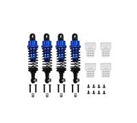 Suspension Shock For WPL C14 C24 MN D90 D91 MN99 99s RC Car Adjustable Upgrade Parts 4Pcs Oil Filled Type Metal Shock Absorber With Shock Tower Motorcycle Shock Absorber(Blue)
