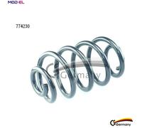 Cs Germany Coil Spring 14.774.230 – Rear Axle, Constant Wire Diameter