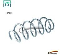Suspension spring Front Axle Coil Spring 14.874.305 CS Germany for PEUGEOT