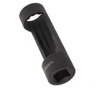 Suspension Strut Nut Socket 12 Point Chrome Vanadium Steel 1/2in Drive 18-24mm for Removing and Installing Front Suspension Locking Nuts on European Vehicles, Covers Multiple Popular Sizes(19mm)