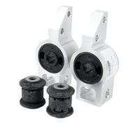 Suspension Trailing Arm Bush For VW For Golf MK5 MK6 For GTI EOS For Caddy For Jetta For Syncro Front Control Arms Bushing Lower Bracket Rubber Suspension 1K0199231/232(Semi solid 4PCS)