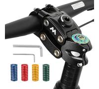 Suspension trunk, handlebar trunk 45 mm, height height shock spring absorber, 7 degrees, adjustable trunk, absorbent shoulder comfort, aluminium alloy handlebar riser for road gravel hybrid