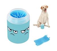 Suspicious Look Portable Mud Paw Clean Station with Silicone Brush Soft Pets Cleaning Kit Suitable for Small, Medium, Large Breed Dogs