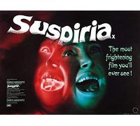 Suspiria 1977 Cult Vintage Horror Film Movie Poster Print Dario Argento (A4 Framed - Black Frame)