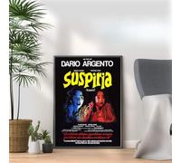 Suspiria1, Horror Movie Print, Scary Thriller Film Poster, A4 and A3 Size Frame Options Available,Great Home, Pub, Café, Bar Wall Art Print, House gift for horror lovers (A3 Print Only)