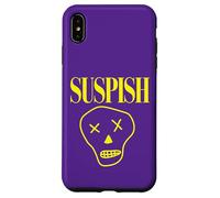 Suspish Skull Design Funny Cartoon Spooky True Crime Case for iPhone XS Max