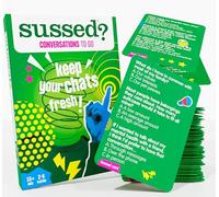 SUSSED Lighthearted Conversation Cards - 231 Questions for Friendships, Couples, Co-Workers and More - Adults & Teens Ages 15+ - Icebreaker & Gift