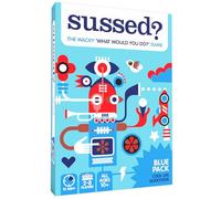 SUSSED The Wacky ‘What Would You Do’ Card Game - 2-8 Players - Ages 10+ | Fun, Fast Game for Laughs & Surprises | 15-30 Min Playtime | Cool Blue Deck (Cool Life Questions Theme)