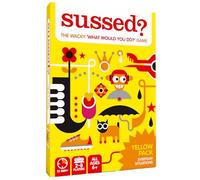 SUSSED The Wacky ‘What Would You Do?’ Social Card Game - Fun & Easy for Kids - Easter Gift, Family Travel Game, Road Trip Activity - Ages 6 & Up - Yellow Pack