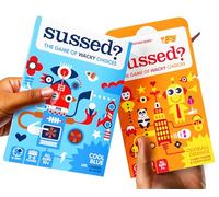 SUSSED Wacky Questions to Ask Each Other Age 10+: 400 Question Super Bundle | 2-16 Players | Family Card Games & Fun Gifts for Kids | Blue and Orange Packs