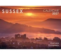 Sussex Calendar 2027, A4 Opening To A3, Wall Hanging