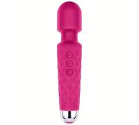Sussex-Fx Quiet Bullet Battery Operated Vibrator with Charger, Micro USB Electric Massager for Women, Powerful & Comfortable Handheld Vibration Massager with Remote Control, (Pink)