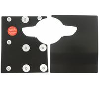Sussex Installations CPTV9-RB-EXT-002 Matte black Repair shield compatible with Citroen Dispatch, Peugeot Expert, Toyota Proace, Vauxhall Vivaro and Fiat Scudo van - rear barn doors.