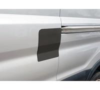 Sussex Installations FOR2-NSL-EXT-001-MB Matte black Repair/security shield compatible with Ford Transit MK8 (2014-Onwards) van - left side/nearside loading door.