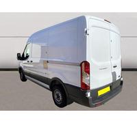 Sussex Installations FOR2-NSL-RB-EXT-001-BR Brushed stainless Repair/security shield set compatible with Ford Transit MK8 (2014-Onwards) van - left side load and rear barn doors.