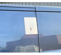 Sussex Installations FOR3-NSL-EXT-901-BR Brushed stainless Escutcheon Repair/security shield for the Ford Custom (2013>2023) van - left side/nearside loading door