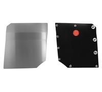Sussex Installations FOR5-NSL-EXT-002 Brushed stainless Repair/security shield for the Ford Connect LWB (2014>Onwards) van - left side/nearside loading door.
