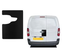 Sussex Installations PEU10-RB-EXT-002-MB Matte black Repair/security shield for the Peugeot Partner 2018 onwards van - rear barn door.