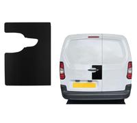 Sussex Installations VAU10-RB-EXT-002-MB Matte black Repair/security shield for the Vauxhall Combo 2018 onwards van - rear barn door.