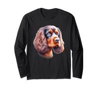 Sussex Spaniel Dog Portrait Long Sleeve T-Shirt