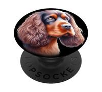 Sussex Spaniel Dog Portrait PopSockets Adhesive PopGrip