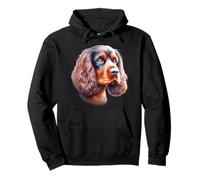 Sussex Spaniel Dog Portrait Pullover Hoodie
