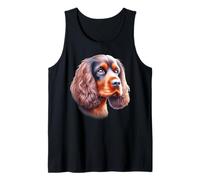 Sussex Spaniel Dog Portrait Tank Top