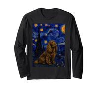 Sussex Spaniel Dog Van Gogh Starry Night Long Sleeve T-Shirt