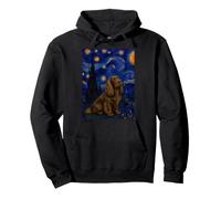 Sussex Spaniel Dog Van Gogh Starry Night Pullover Hoodie