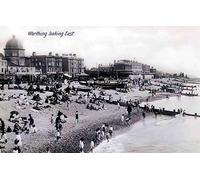Sussex Worthing Seafront Looking East A4 Photo
