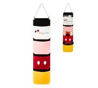 sussie daddy 4 Pocket Fish Extender for Disney Cruise Door, Birthday Style, Felt Hanging Organizer Caddy for Gift Exchange, HTV-Friendly Personalized Door Mail Bag