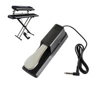 Sustain Pedal for Keyboard, Piano Foot Pedal, Piano Style Sustain Pedal, The Ideal Accessory for Synthesizer, Digital Pianos, Electronic Keyboards, with Polarity Switch, 6.5mm Connector