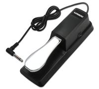 Sustain Pedal for Keyboard Universal, Premium Sustain Pedal, Piano Pedal for Keyboard with Polarity Switch for MIDI Keyboards, Digital Pianos, Yamaha, Casio and More, 1/4'' Input Plug by karmiero