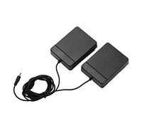 Sustain Pedal for Keyboards, Universal Piano Pedal 3.5mm Interface Dual Sustain for Portable Folding Piano, Electronic Keyboard