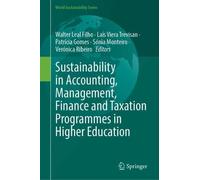 Sustainability in Accounting, Management, Finance and Taxation Programmes in Higher Education (World Sustainability Series)