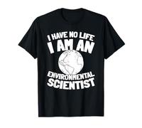 Sustainability Monitoring Pollution Environmental Scientist T-Shirt