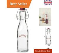 Sustainable 0.25L Leak-Proof Glass Bottle - Dishwasher Safe & Reusable