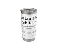 Sustainable Architect Green Building Planner Definition Stainless Steel Insulated Tumbler