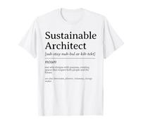 Sustainable Architect Green Building Planner Definition T-Shirt