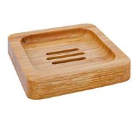 Sustainable Bamboo Square Soap Dish | Zero-Waste Soap Dish for Shampoo Bars and Soaps