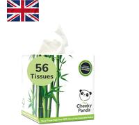Sustainable Bamboo Tissue Box | 56 Ultra Soft Hypoallergenic Tissues - Unscented