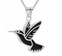 Sustainable Bird Section Pet Memorial Necklace Wear-resistant Cremation Urn Charm Bird Design Pet Memorial Charm for Keeping Precious Ashes Safe