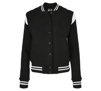 Sustainable college jacket for women Urban Classics recyclable Noir XS