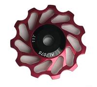 Sustainable Cycling Gear Replace Your Old Parts with This Efficient and Sturdy Bicycle Guiding Wheel (red)