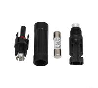Sustainable Design Inline Fuse Connector Compatible with Solar Panel Systems For Use with Standard Fuses (20A)