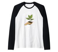Sustainable Earth Hungry for Environmental Change Raglan Baseball Tee